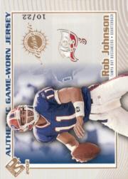 2002 Private Stock Game Worn Jerseys Logos #116 Rob Johnson/22