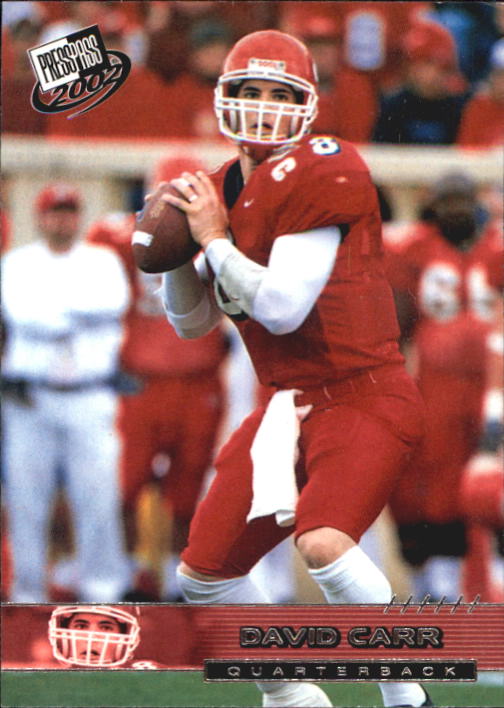 2002 Press Pass #1 David Carr