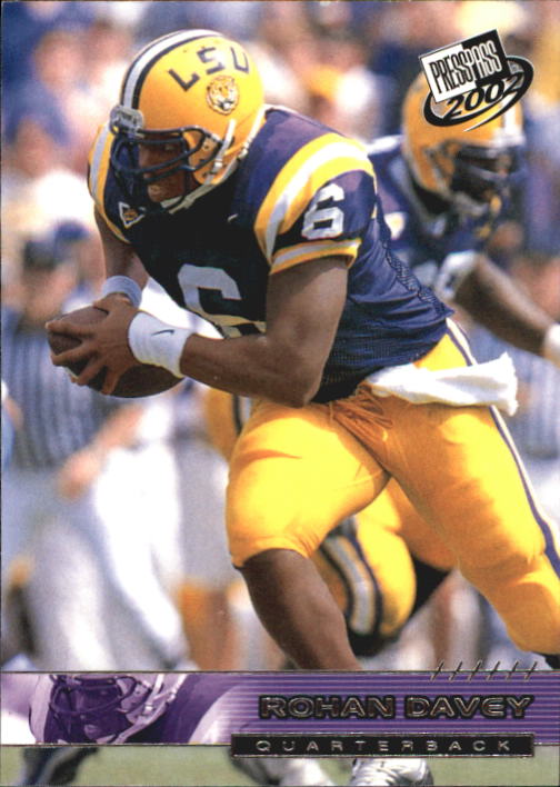 2002 Press Pass #3 Rohan Davey