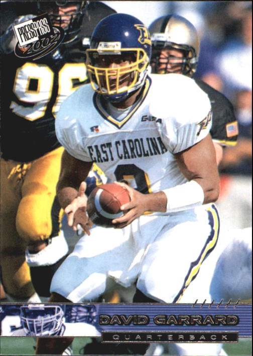 2002 Press Pass #4 David Garrard