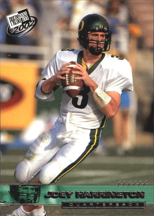 2002 Press Pass #5 Joey Harrington