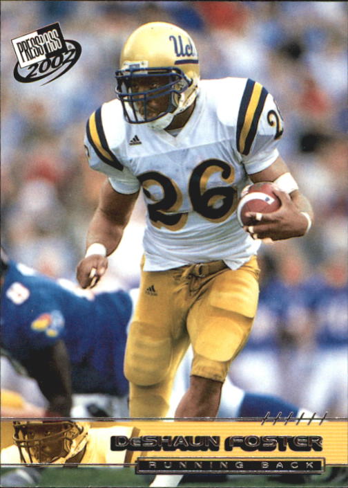 2002 Press Pass #12 DeShaun Foster
