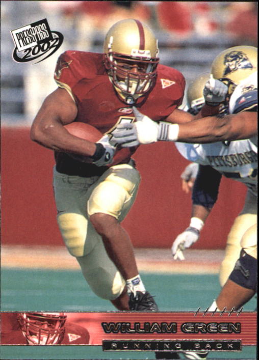 2002 Press Pass #14 William Green