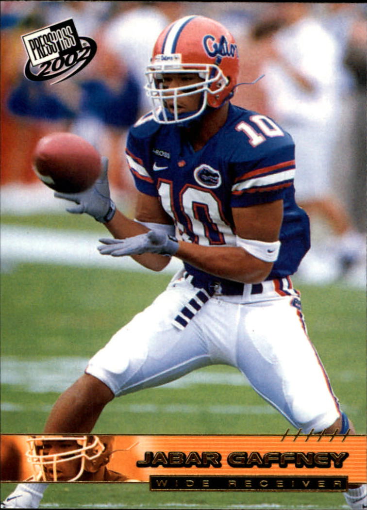 2002 Press Pass Gold Zone #G24 Jabar Gaffney