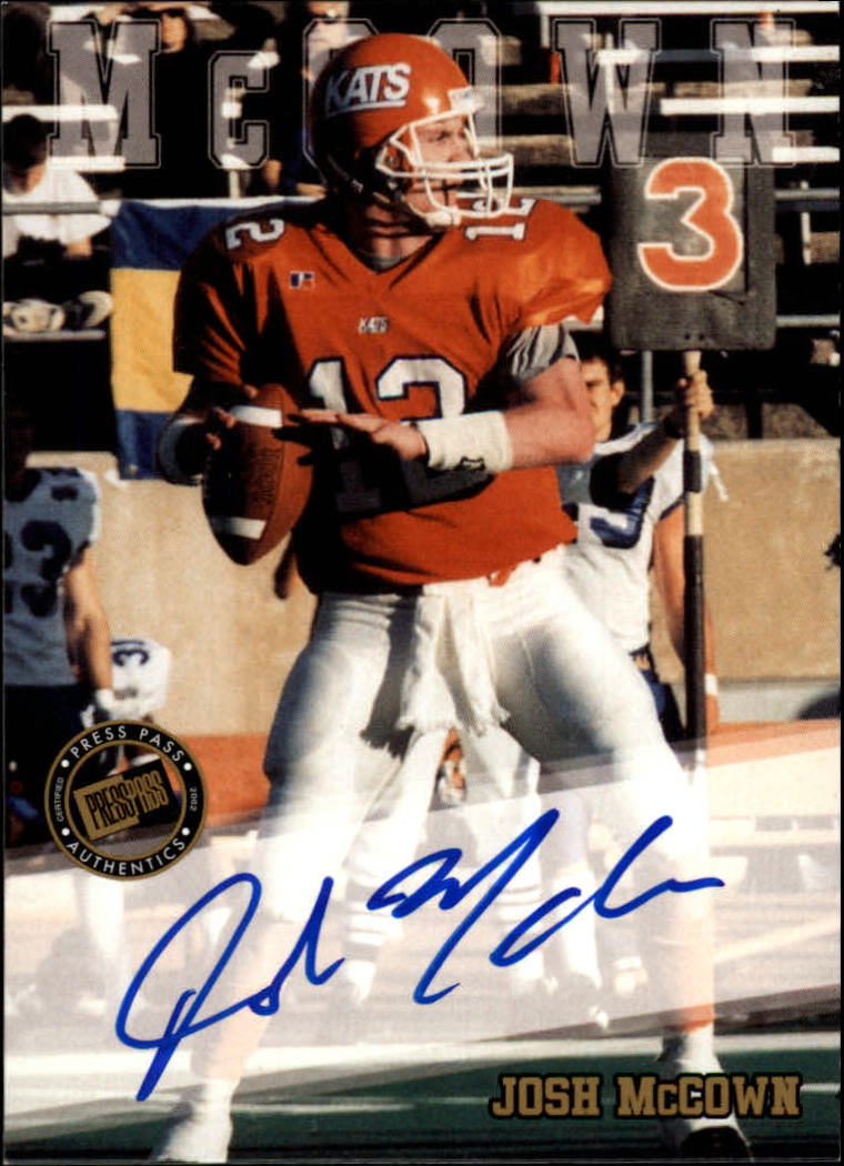 2002 Press Pass Autographs #27 Josh McCown
