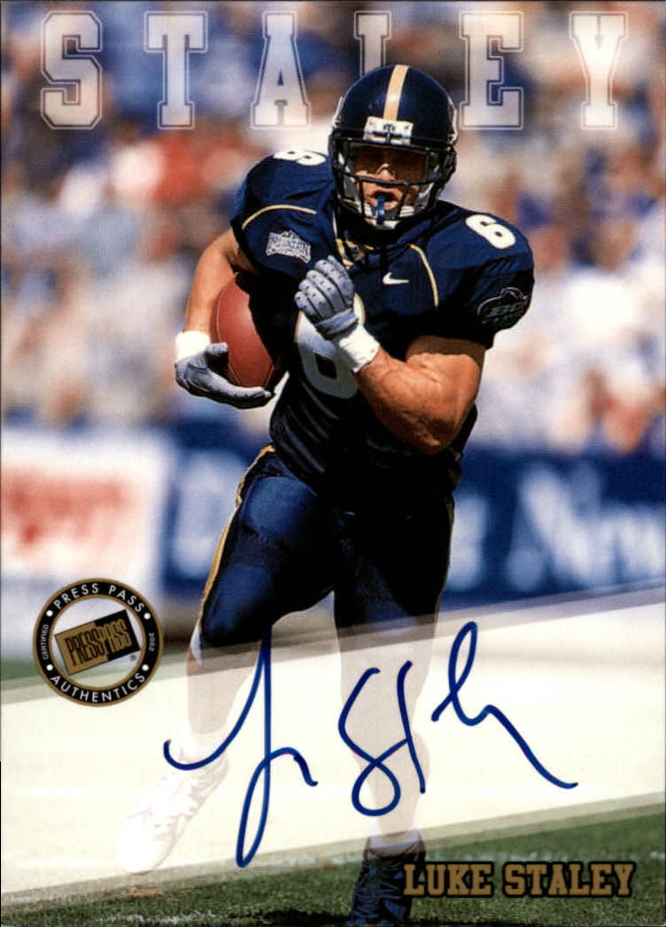 2002 Press Pass Autographs #38 Luke Staley