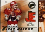 2002 Press Pass JE Game Used Jerseys #JEJM Josh McCown