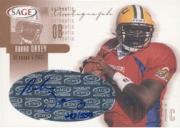 2002 SAGE Autographs Bronze #A9 Rohan Davey/550