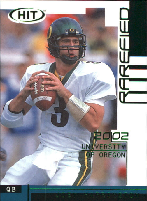 2002 SAGE HIT Rarefied Emerald #R3 Joey Harrington