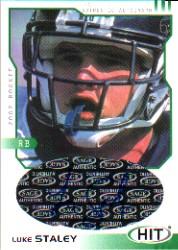 2002 SAGE HIT Autographs Emerald #H32 Luke Staley