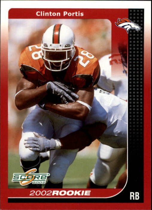 2002 Score #263 Clinton Portis RC