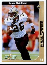 2002 Score Final Score #140 Deuce McAllister