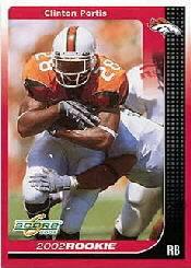 2002 Score Final Score #263 Clinton Portis