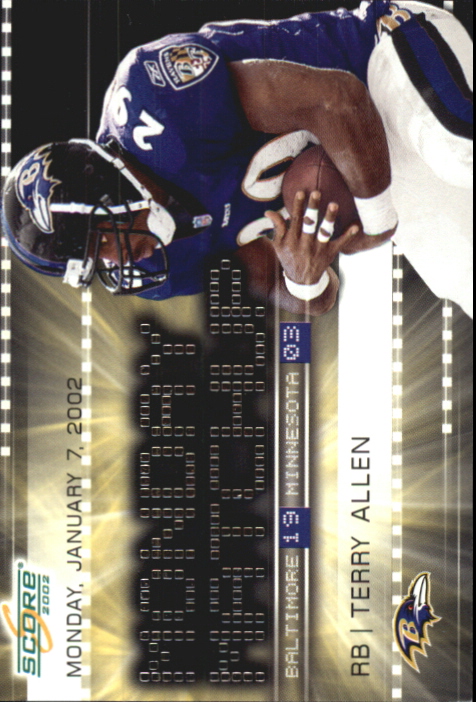 2002 Score Monday Matchups #17 Terry Allen