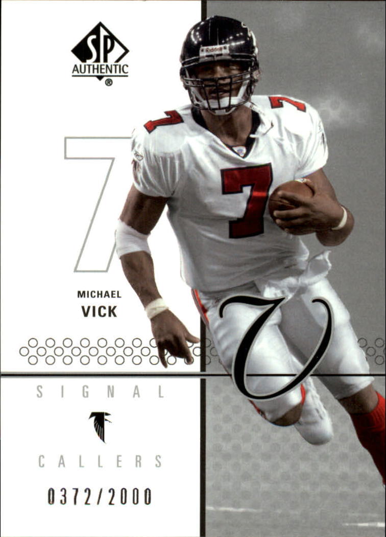 2002 SP Authentic #97 Michael Vick SC