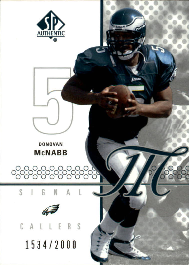 2002 SP Authentic #98 Donovan McNabb SC