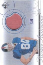 2002 SP Authentic #223 Jeremy Shockey JSY RC