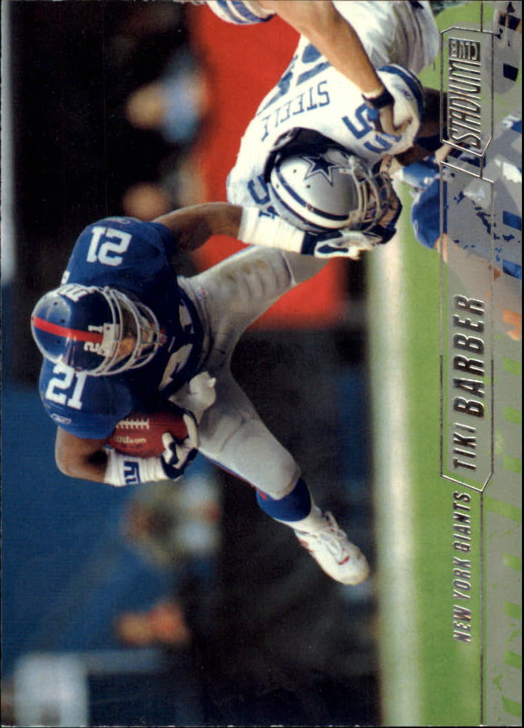 2002 Stadium Club #122 Tiki Barber