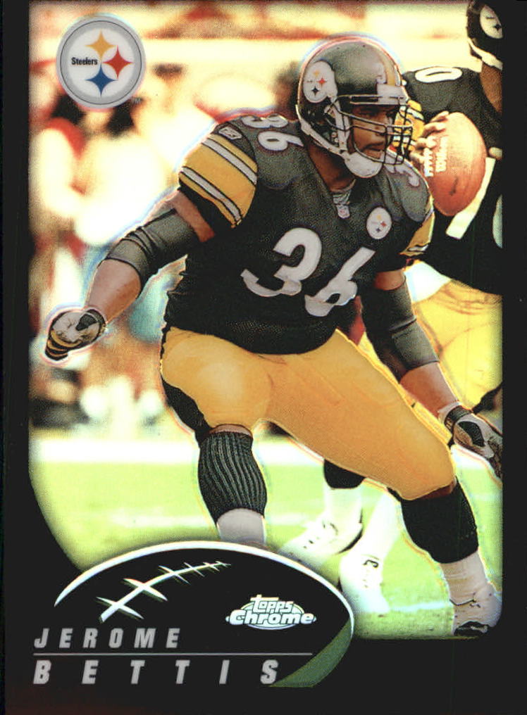 2002 Topps Chrome Refractors #121 Jerome Bettis