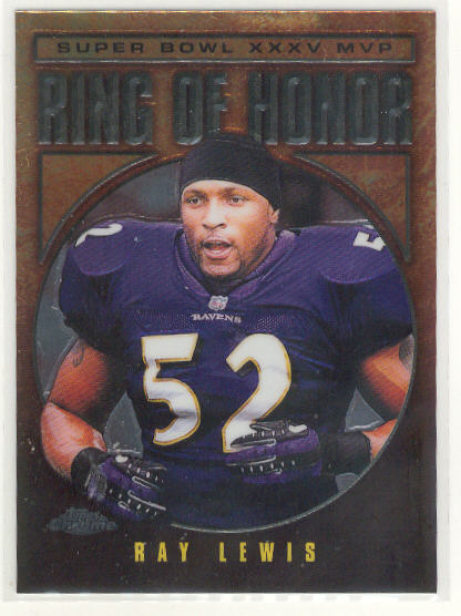 2002 Topps Chrome Ring of Honor #RL35 Ray Lewis