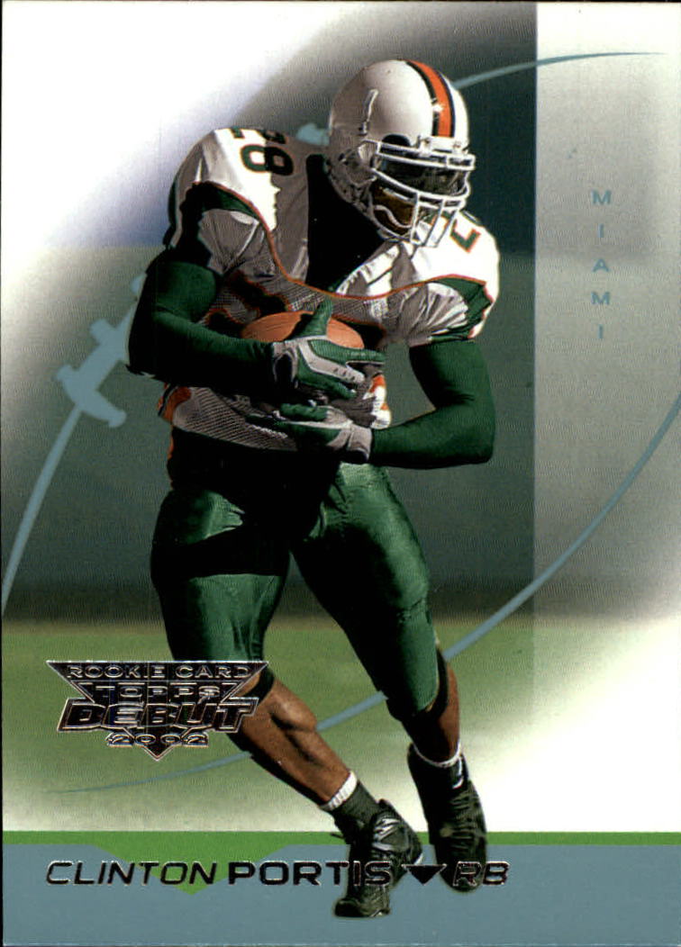 2002 Topps Debut #162 Clinton Portis RC
