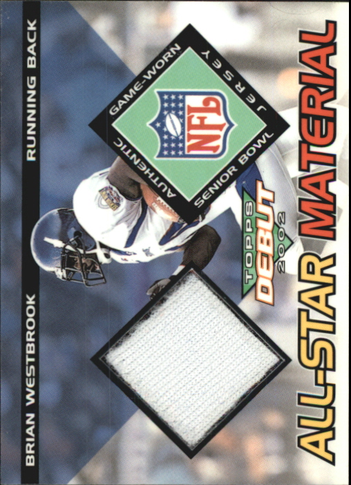 2002 Topps Debut All-Star Materials #AMBW Brian Westbrook