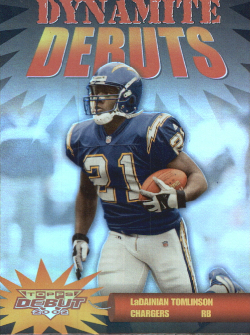 2002 Topps Debut Dynamite Debuts #DD3 LaDainian Tomlinson