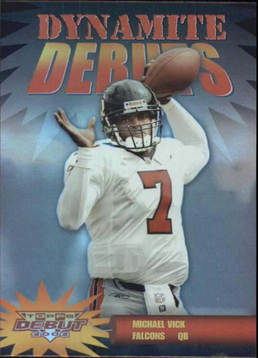 2002 Topps Debut Dynamite Debuts #DD14 Michael Vick