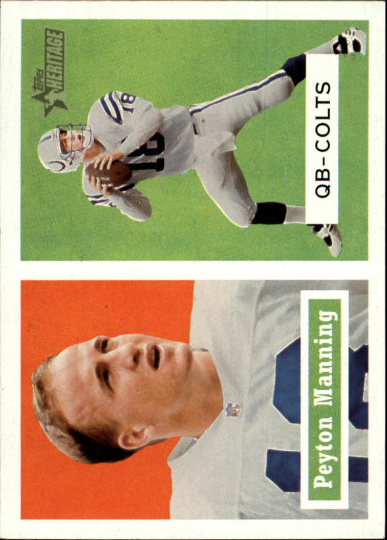 2002 Topps Heritage #86 Peyton Manning