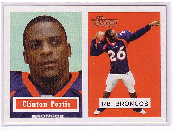 2002 Topps Heritage #181 Clinton Portis RC