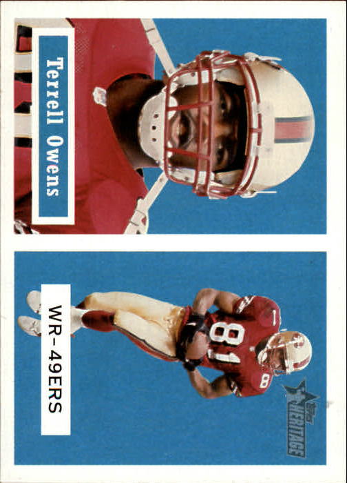 2002 Topps Heritage Black Backs #48 Terrell Owens