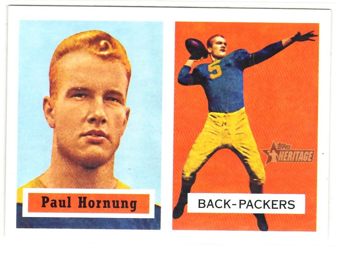 2002 Topps Heritage 1957 Reprints #RPH Paul Hornung
