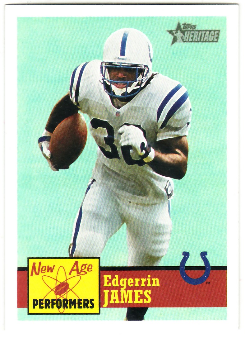 2002 Topps Heritage New Age Performers #NAP10 Edgerrin James