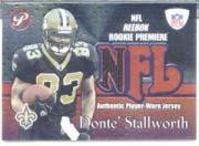 2002 Topps Pristine Rookie Premiere Jerseys #RPRDS Donte Stallworth I