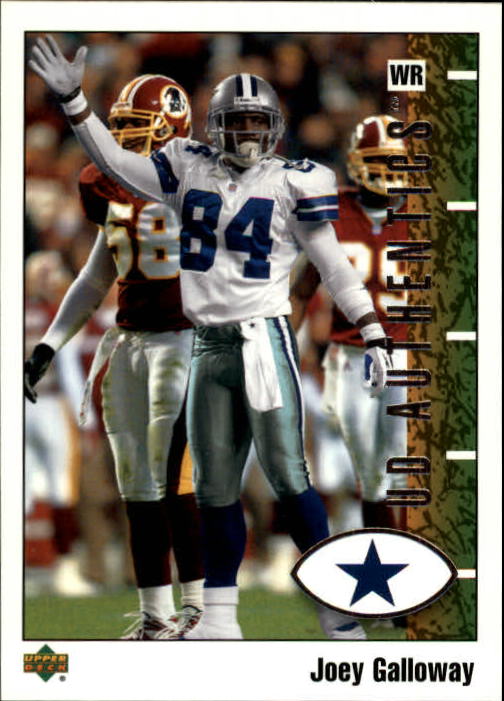 2002 UD Authentics #22 Joey Galloway