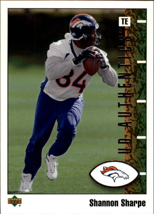 2002 UD Authentics #26 Shannon Sharpe
