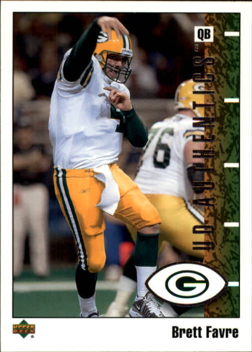 2002 UD Authentics #30 Brett Favre