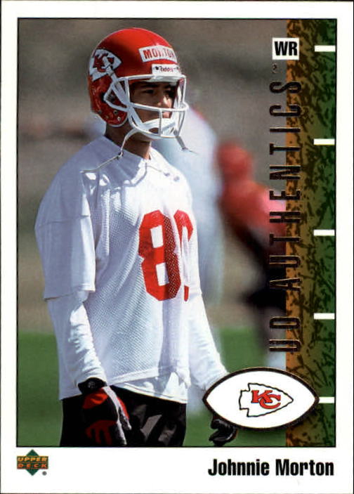 2002 UD Authentics #42 Johnnie Morton