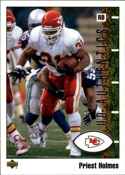 2002 UD Authentics #43 Priest Holmes