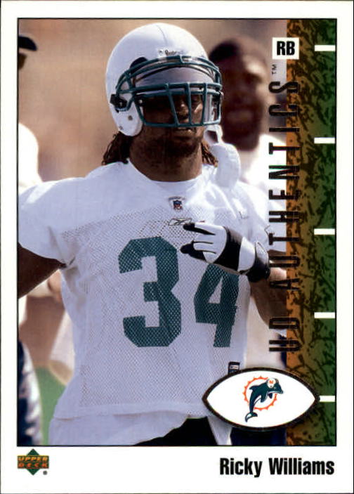 2002 UD Authentics #44 Ricky Williams