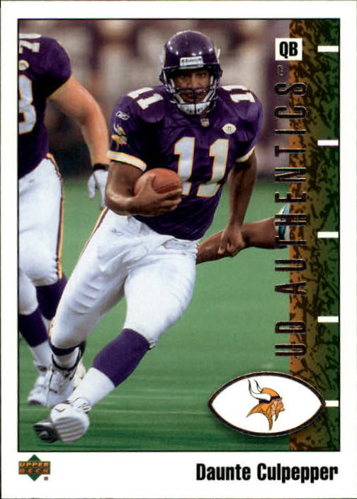 2002 UD Authentics #47 Daunte Culpepper