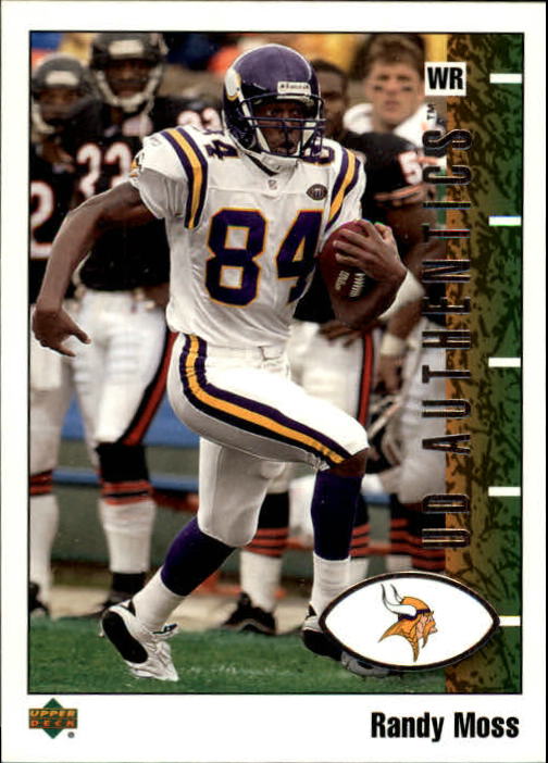 2002 UD Authentics #48 Randy Moss