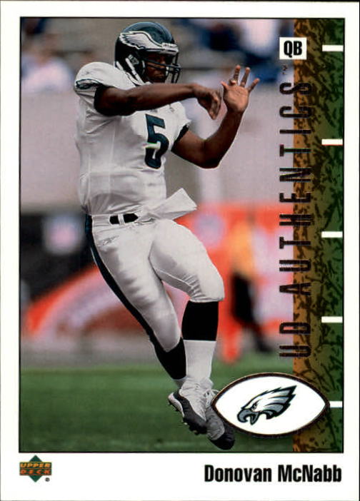 2002 UD Authentics #65 Donovan McNabb