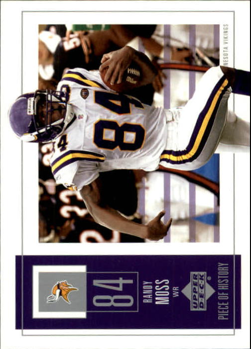 2002 UD Piece of History #55 Randy Moss