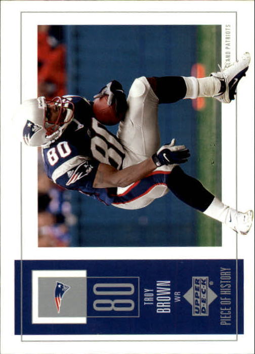 2002 UD Piece of History #59 Troy Brown