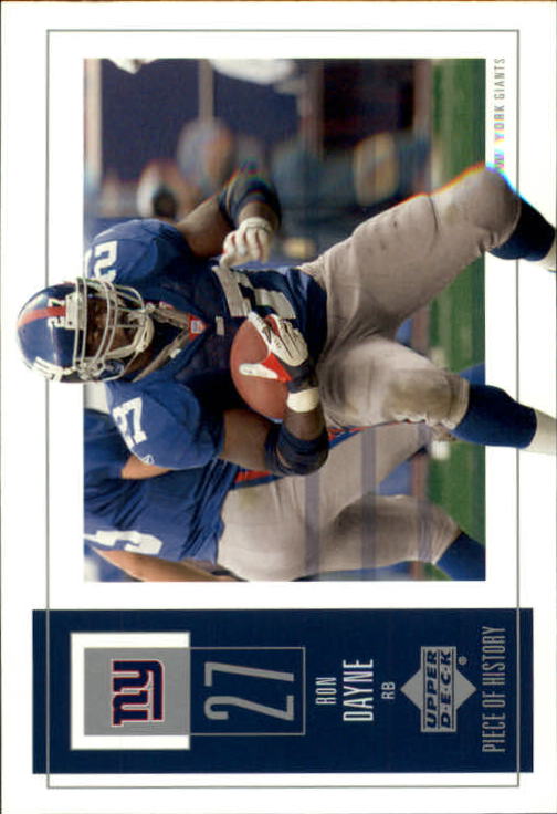 2002 UD Piece of History #64 Ron Dayne