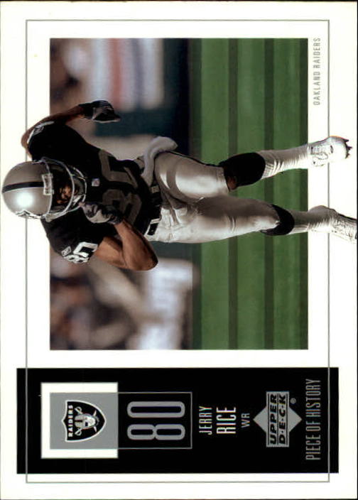2002 UD Piece of History #70 Jerry Rice