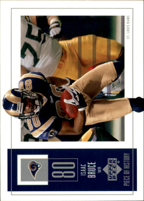 2002 UD Piece of History #89 Isaac Bruce