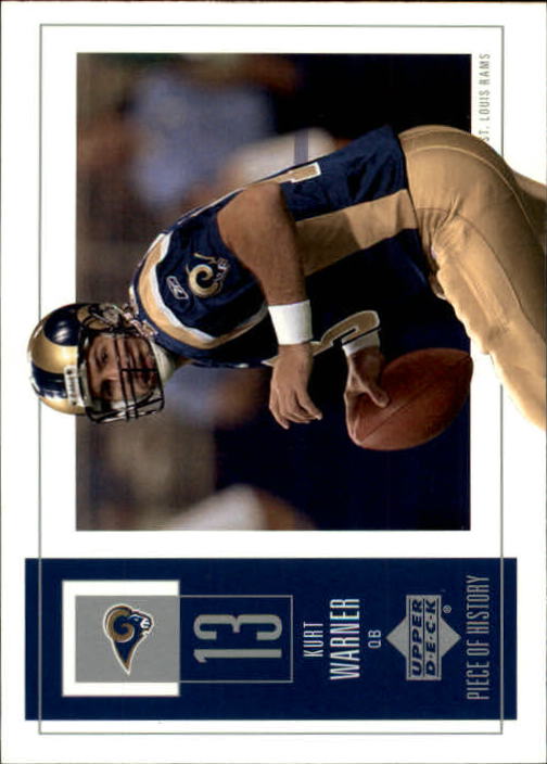 2002 UD Piece of History #90 Kurt Warner