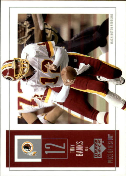 2002 UD Piece of History #100 Tony Banks